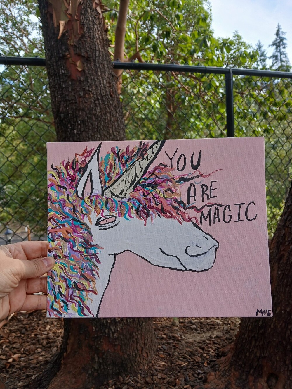 Unicorn Painting Whimsical Art